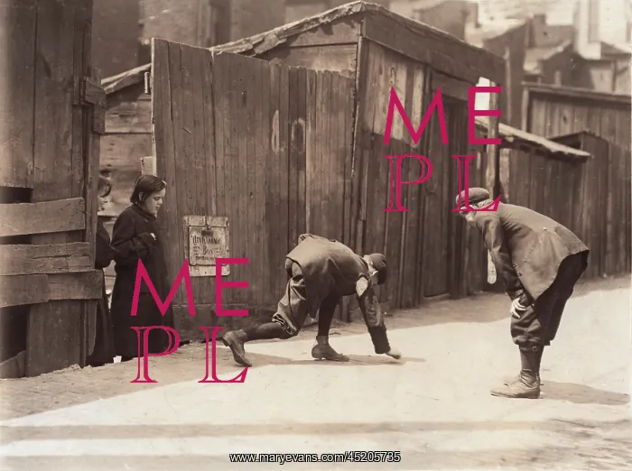 : Boys playing a dice game, from original ? : Boys playing a dice game, from original ?