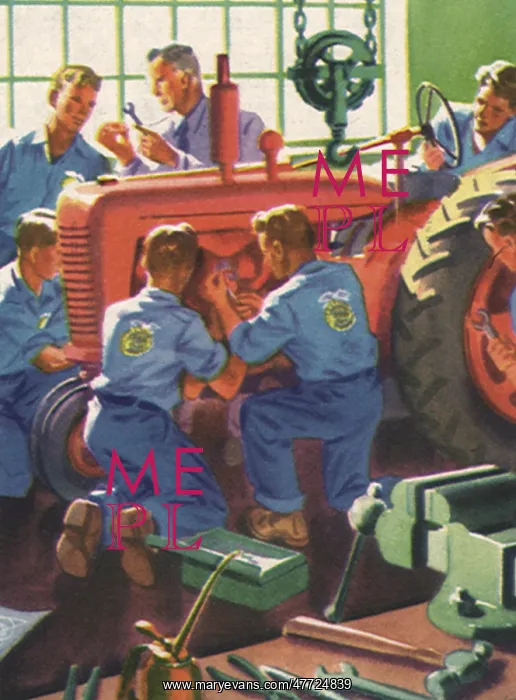 : Boys Repair Tractor : Boys Repair Tractor