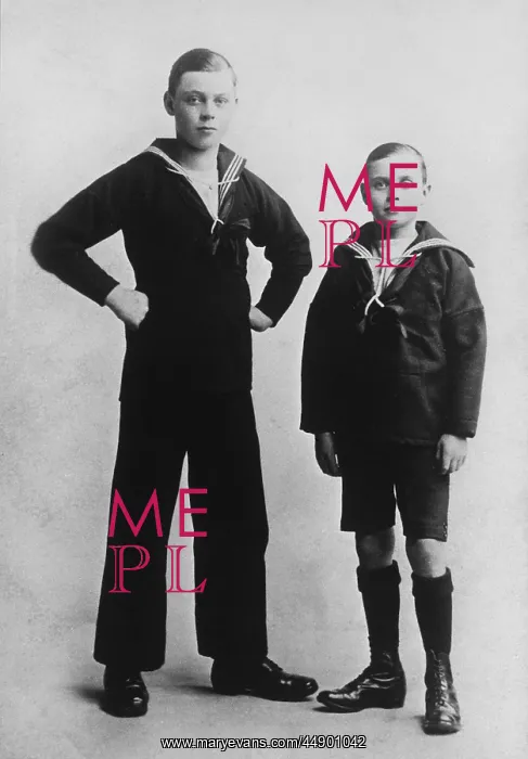  : Two boys in sailor suits
