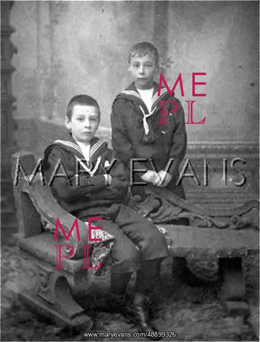  : TWO BOYS IN SAILOR SUITS