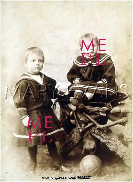  : TWO BOYS IN SAILOR SUITS