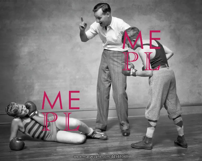 : Two Boys Sparring Punching Boxing one Boy Knocked : Two Boys Sparring Punching Boxing one Boy Knocked