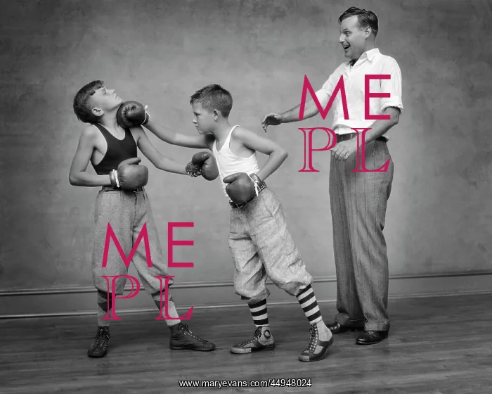 : Two Boys Sparring Punching Wearing Boxing Gloves : Two Boys Sparring Punching Wearing Boxing Gloves