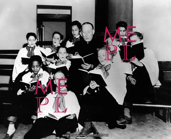 : Boys Town Choir rehearsing for their Easter ? : Boys Town Choir rehearsing for their Easter ?