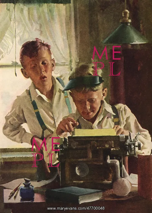 : Boys and Typewriter : Boys and Typewriter