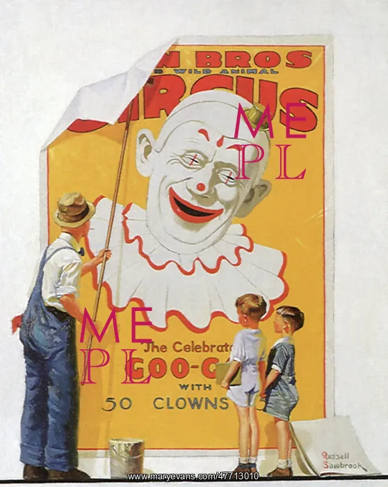 : Boys View Circus Poster : Boys View Circus Poster