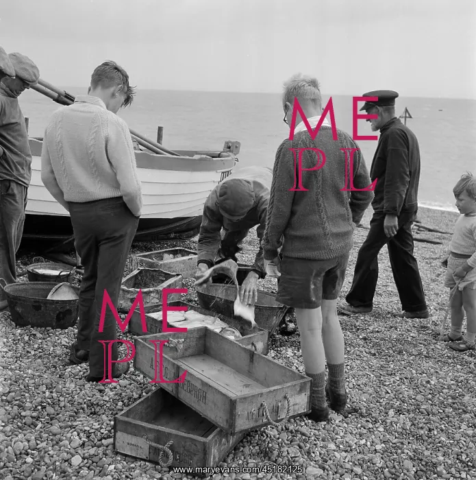 : Boys Watching Fishermen : Boys Watching Fishermen