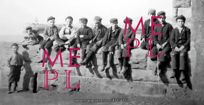  : Boys at Whitehaven harbour