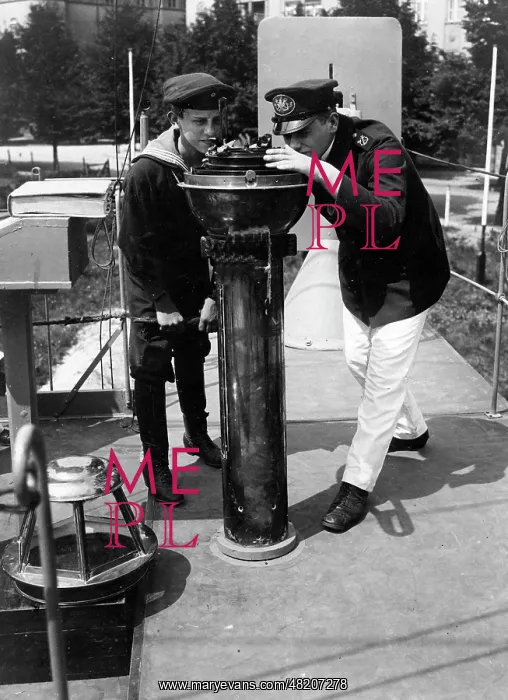 : Boys on the Wilmersdorf school ship, 1915 : Boys on the Wilmersdorf school ship, 1915