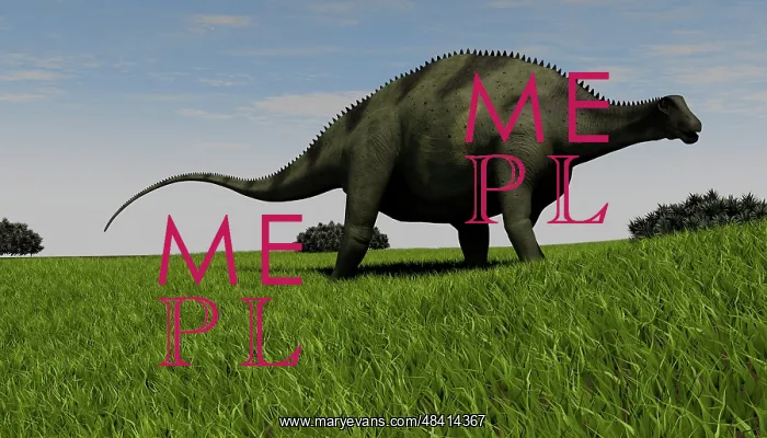 : Brachytrachelopan walking across prehistoric grasslands : Brachytrachelopan walking across prehistoric grasslands