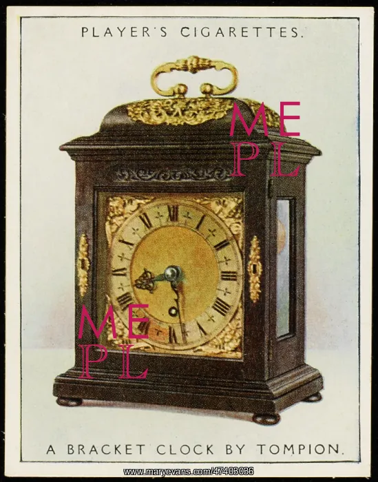 : Bracket Clock Tompion : Bracket Clock Tompion