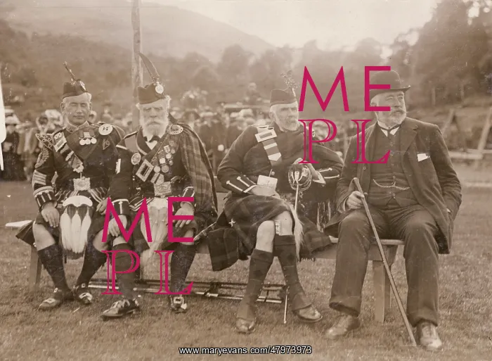 : Braemar Gathering, men in kilts : Braemar Gathering, men in kilts