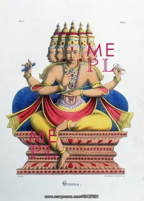 : Brahma, first god of the Hindu trinity (trimurti) : Brahma, first god of the Hindu trinity (trimurti)