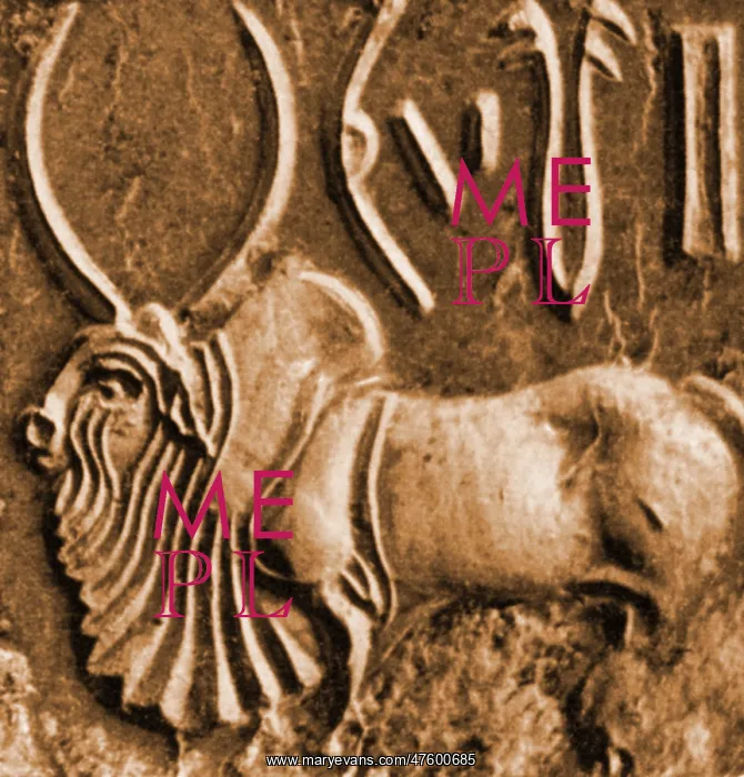 : Brahman Bull on Ancient Seal : Brahman Bull on Ancient Seal