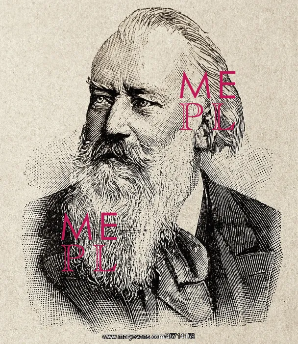  : BRAHMS, Johannes (1833-1897). Geman Romantic