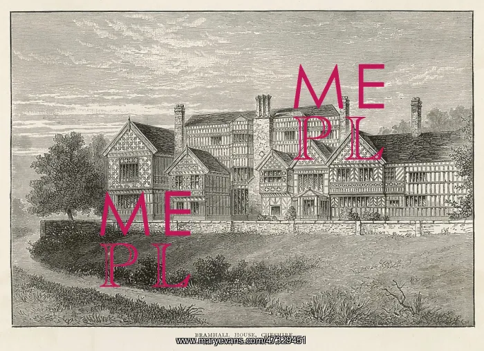 : BRAMHALL HOUSE, CHESHIRE : BRAMHALL HOUSE, CHESHIRE