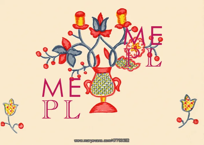  : Branching Flowers, Vase