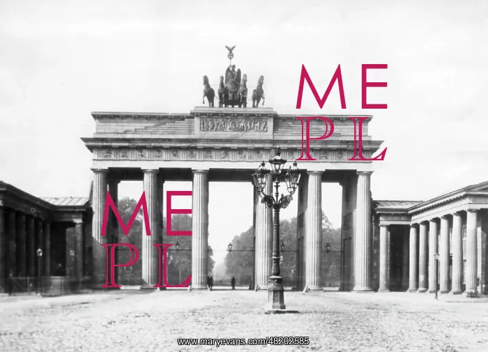 : Brandenburg Gate about 1880 : Brandenburg Gate about 1880