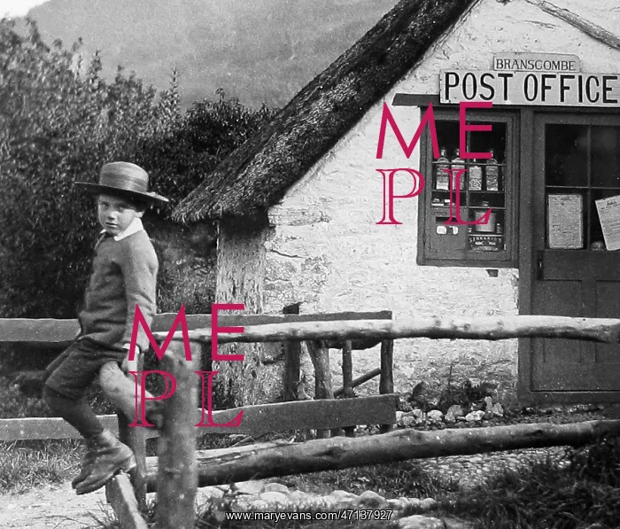  : Branscombe Post Office probably taken in 1888