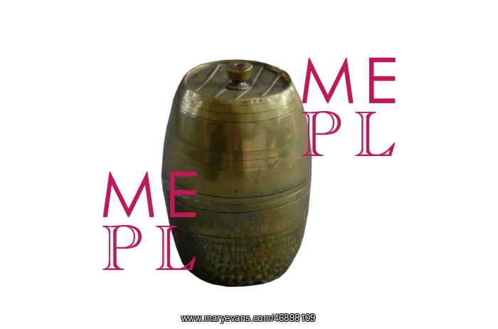 : Brass barrel-shaped go to bed : Brass barrel-shaped go to bed