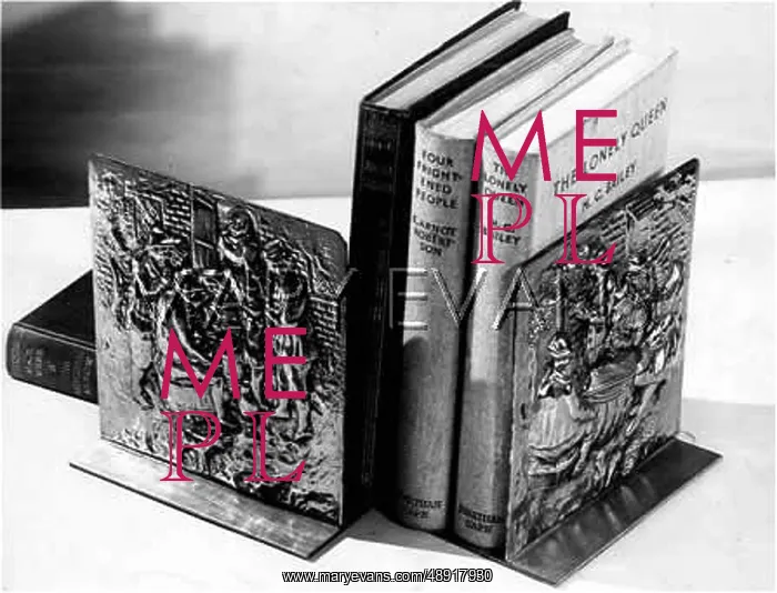 : BRASS BOOKENDS : BRASS BOOKENDS