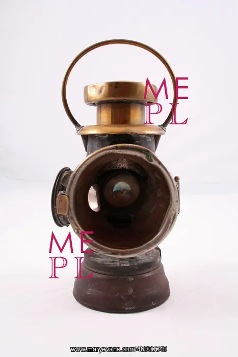 : Brass carbide motoring lamp : Brass carbide motoring lamp