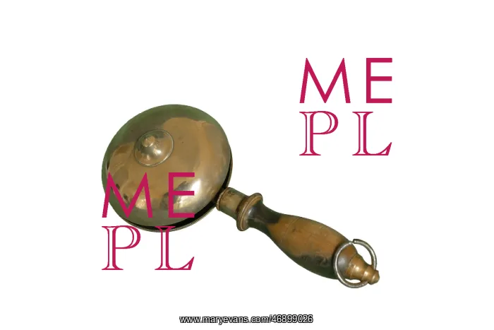 : Brass hand bell : Brass hand bell