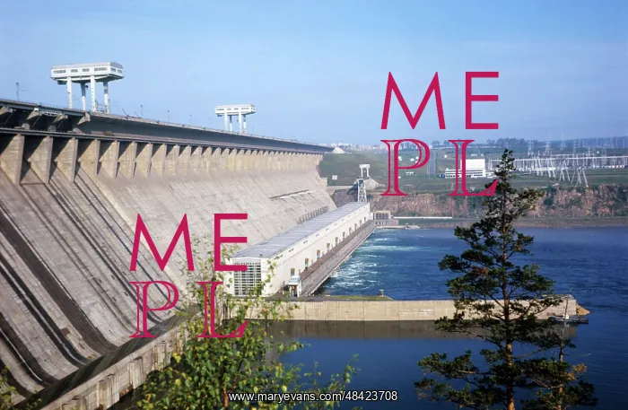 : Bratsk Hydroelectric Power Station, 1977 : Bratsk Hydroelectric Power Station, 1977
