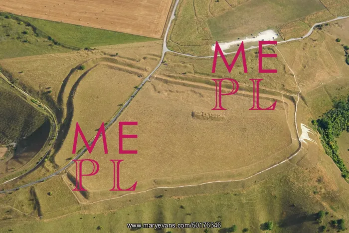 : Bratton Castle, a bivallate Iron Age hillfort earthwork : Bratton Castle, a bivallate Iron Age hillfort earthwork
