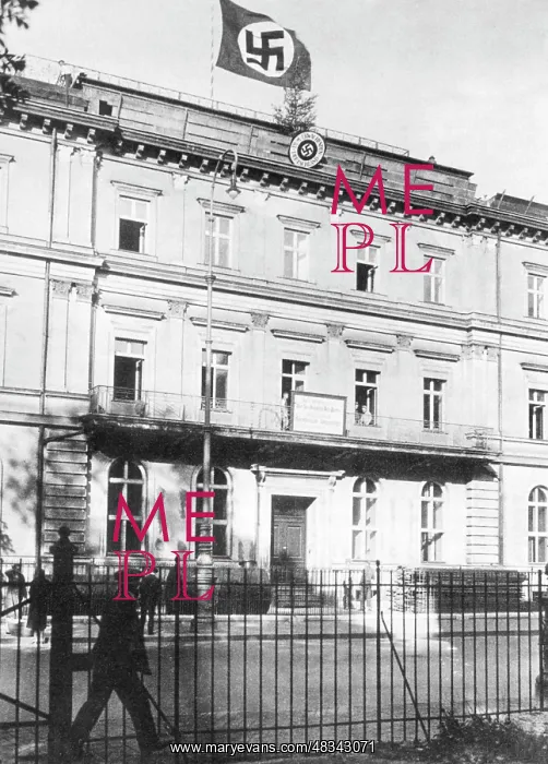 : The Braune Haus in Munich, circa 1920s : The Braune Haus in Munich, circa 1920s
