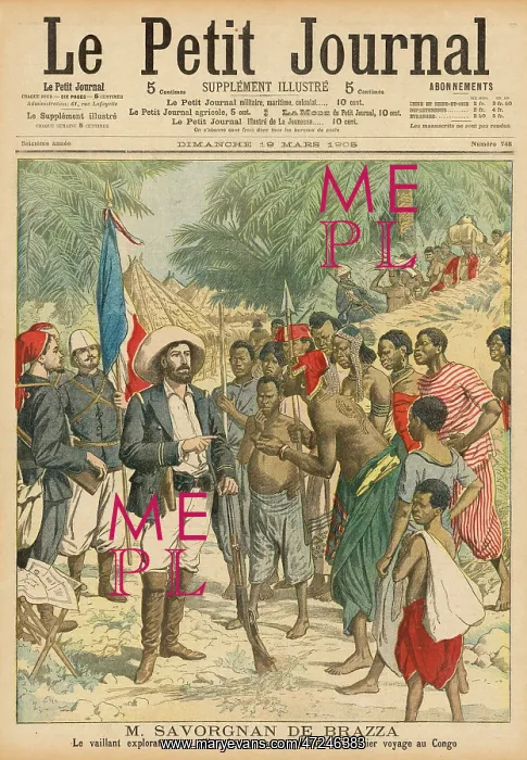: BRAZZA. PIERRE SAVORGNAN DE BRAZZA French explorer in the Congo, 1875-1885 : BRAZZA. PIERRE SAVORGNAN DE BRAZZA French explorer in the Congo, 1875-1885