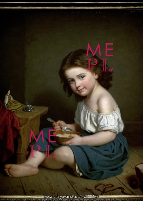 : Breakfast, 1866, by Amalia Lindegren : Breakfast, 1866, by Amalia Lindegren
