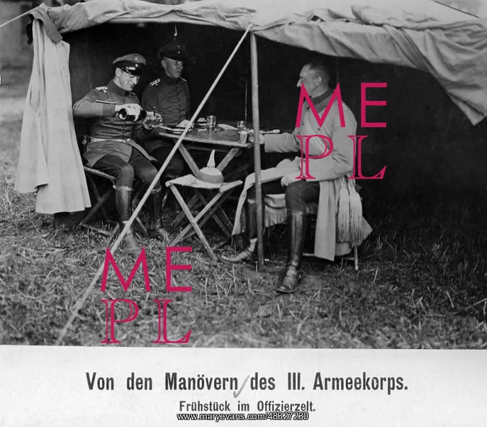 : Breakfast in the officer's tent, 1912 : Breakfast in the officer's tent, 1912