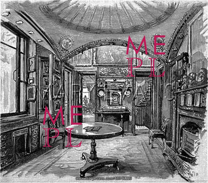 : Breakfast Room, Sir John Soane's Museum, London 1884 : Breakfast Room, Sir John Soane's Museum, London 1884