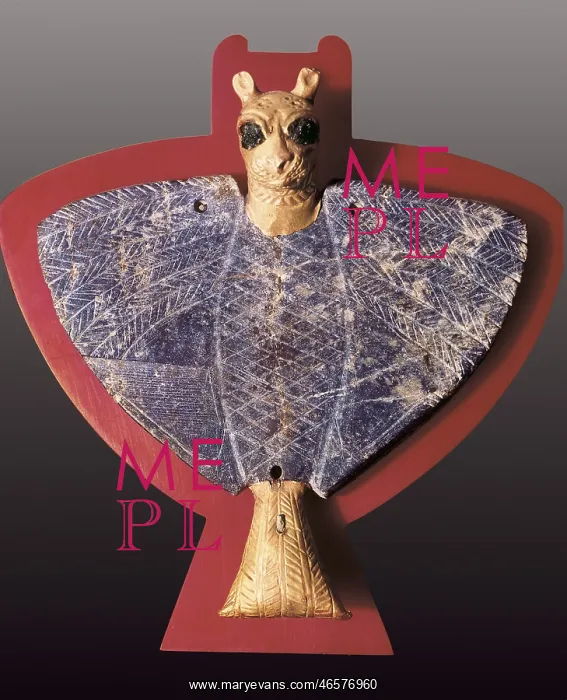 : Breastplate in the form of a lion-headed eagle : Breastplate in the form of a lion-headed eagle