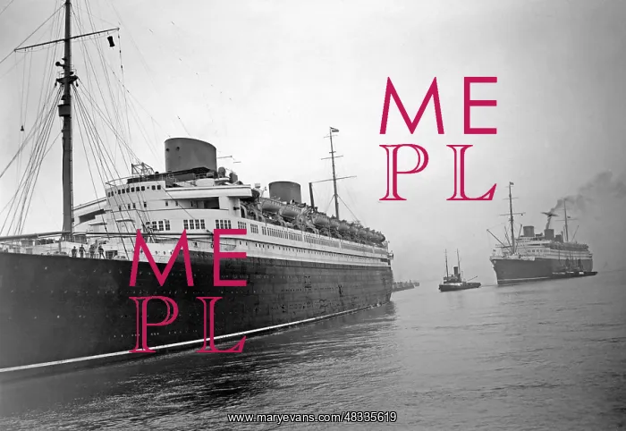 : The Bremen and the Europa, 1930 : The Bremen and the Europa, 1930