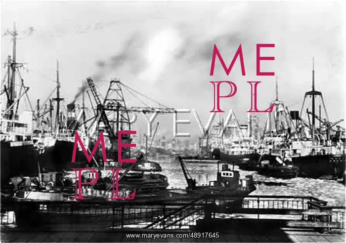 : BREMEN HARBOUR 1930S : BREMEN HARBOUR 1930S