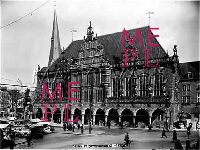 : BREMEN TOWN HALL 1930S : BREMEN TOWN HALL 1930S