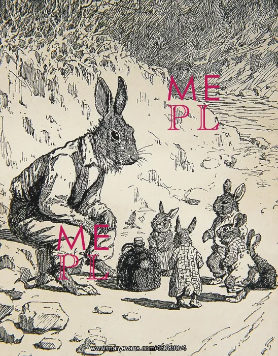 : Brer Rabbit and little rabbits, Uncle Remus : Brer Rabbit and little rabbits, Uncle Remus