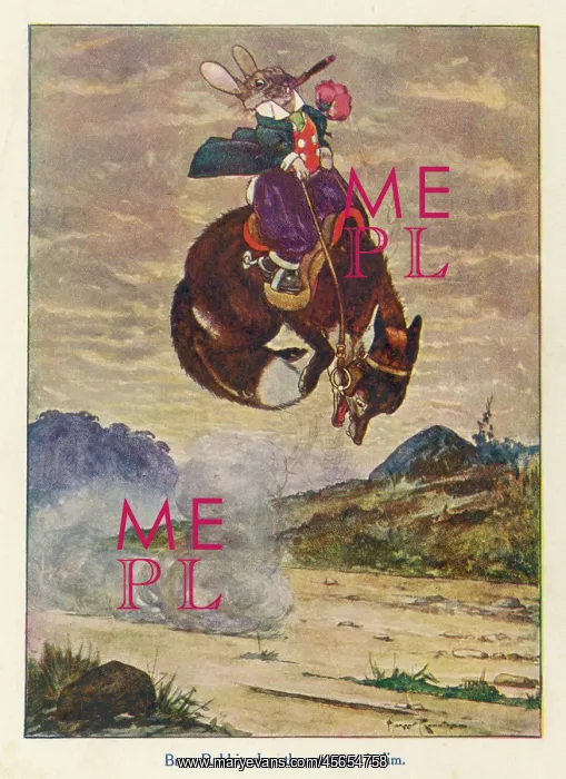 : BRER RABBIT RIDING FOX : BRER RABBIT RIDING FOX