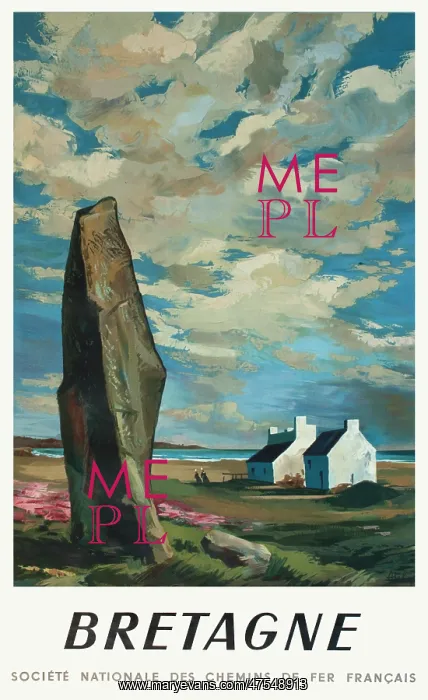  : Bretagne. French travel poster for Bretagne
