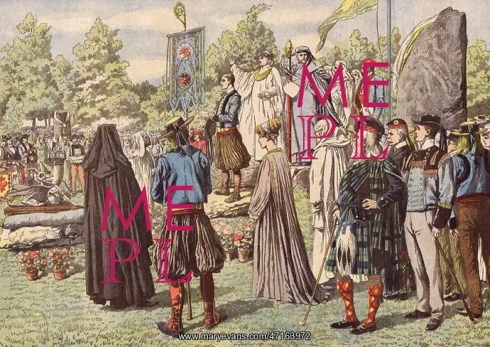 : Breton bards hold fete, 1906 : Breton bards hold fete, 1906