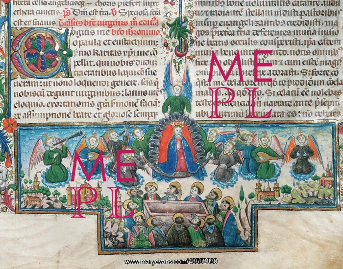 : Breviary of the Bishop of Montoya. The Assumption of the Vir : Breviary of the Bishop of Montoya. The Assumption of the Vir