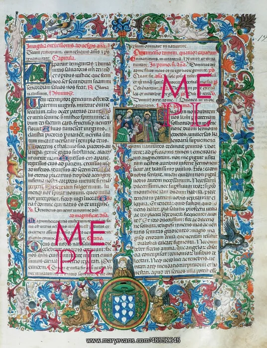 : Breviary of the Bishop of Montoya. The Epiphany. 15th centur : Breviary of the Bishop of Montoya. The Epiphany. 15th centur
