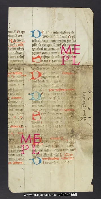 : Breviary (Fragment) : Breviary (Fragment)