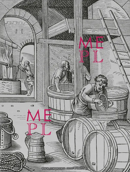 : The brewer, 16th century. Engraving : The brewer, 16th century. Engraving