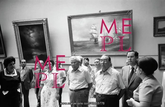 : Brezhnev visiting Feodosia : Brezhnev visiting Feodosia