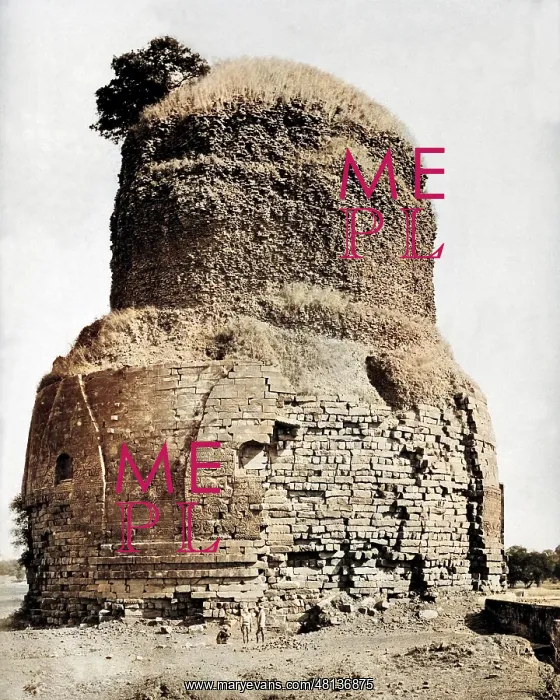 : Brick Tower at Sarnath, Uttar Pradesh, India : Brick Tower at Sarnath, Uttar Pradesh, India