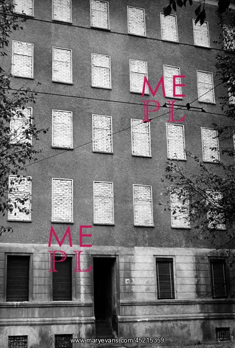 : Bricked up windows of building along the ? : Bricked up windows of building along the ?