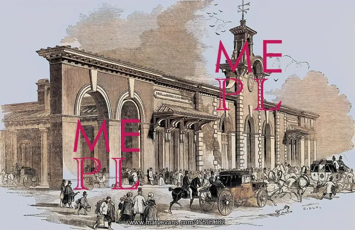 : Bricklayers Arms Station 1844 : Bricklayers Arms Station 1844
